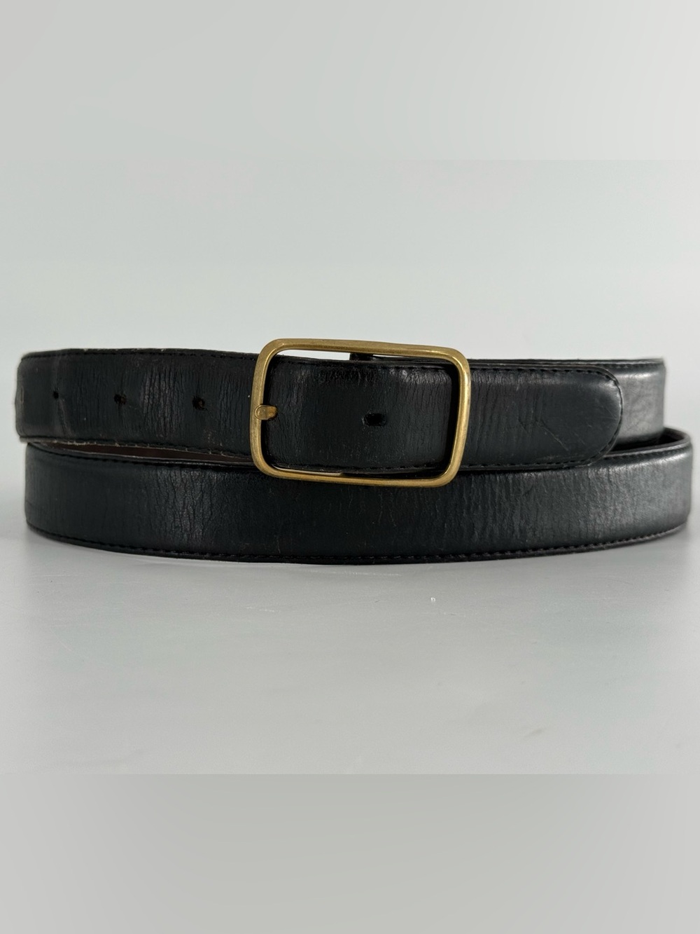 Vintage Reversible‎ Leather Worn Distressed Belt 46